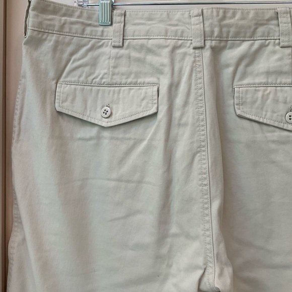 Cremieux Shorts, Men’s Cotton, Flat Front, Khaki Color, Zip, Side Pockets, Sz 36 - Picture 10 of 13